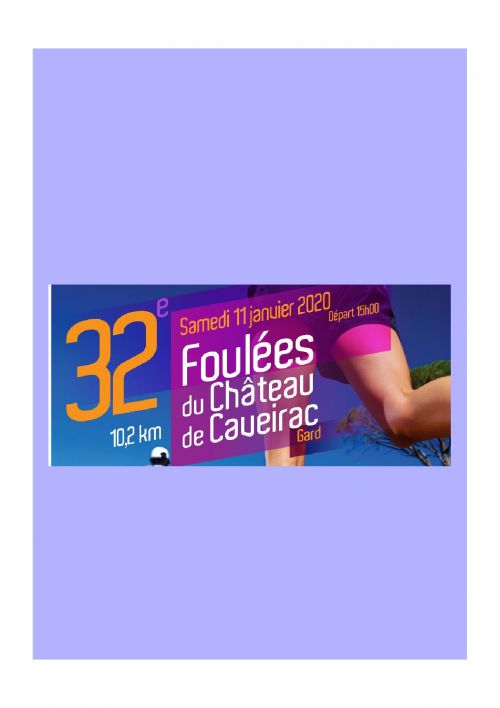 32ème foulées du château de caveirac