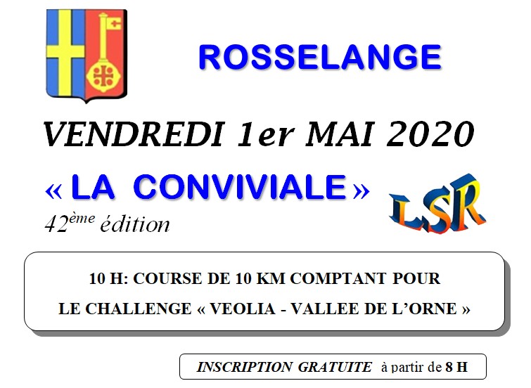 Course du 1er mai la conviviale